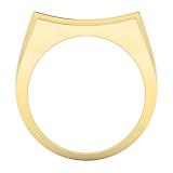 0.65 Carat (ctw) 10K Yellow Gold Round White Diamond Men's Hip Hop Micro Pave Anniversary Wedding Band