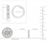 0.18 Carat (ctw) 18K White Gold Small Round Diamond Huggie Hoop Earrings