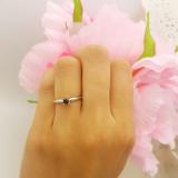 0.25 Carat (Ctw) Sterling Silver Princess Cut Black Diamond Ladies Solitaire Bridal Engagement Ring 1/4 CT