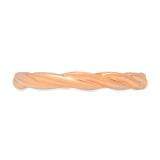 10K Rose Gold Ladies Swirl Anniversary Wedding Band Stackable Ring