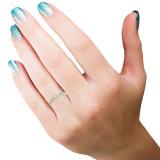 0.35 Carat (ctw) 18K Yellow Gold Round White Diamond Ladies Bridal Anniversary Wedding Band Stackable Ring 1/3 CT