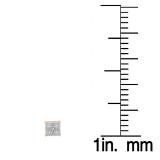0.20 Carat (ctw) 18K Rose Gold Round White Diamond Ladies Square Shape Stud Earrings 1/5 CT