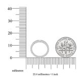 0.33 Carat (ctw) 10K White Gold Round Cut White Diamond Ladies Circle Pendant (Silver Chain Included) 1/3 CT