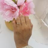 0.18 Carat (ctw) 10K Yellow Gold Round Diamond Ladies Anniversary Stackable Ring Wedding Band