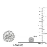 0.50 Carat (ctw) 10K White Gold Round Cut White Diamond Ladies Halo Style Stud Earrings 1/2 CT