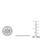 0.25 Carat (ctw) 10K Rose Gold Round White Diamond Wedding Anniversary Stackable Band Ring 1/4 CT