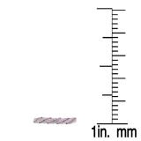 0.20 Carat (ctw) 10K White Gold Round Cut Pink Sapphire Ladies Swirl Anniversary Wedding Stackable Band 1/5 CT