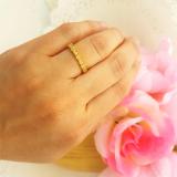 0.15 Carat (ctw) 10K Yellow Gold Round White Diamond Ladies Vintage Style Anniversary Wedding Stackable Band