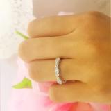 0.10 Carat (ctw) 10K White Gold Round White Diamond Ladies Vintage Style Milgrain Stackable Wedding Band 1/10 CT