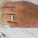0.13 Carat (ctw) Sterling Silver Round White Diamond Ladies Micro Pave Bridal Engagement Ring