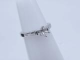 Sterling Silver Ladies Bridal 6 Prongs Semi Mount Engagement Ring