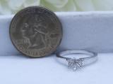 Sterling Silver Ladies Bridal 6 Prongs Semi Mount Engagement Ring