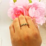 3.60 Carat (ctw) 14K Yellow Gold Princess Blue Sapphire Ladies Eternity Wedding Anniversary Stackable Ring Band