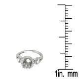 0.80 Carat (ctw) 18K White Gold Round Diamond Semi Mount Ladies Bridal Engagement Ring (No Center Stone)