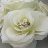 0.22 Carat (ctw) 18K Yellow Gold Round Cut Diamond Men's Fashion 5 Stone Wedding Band 1/4 CT