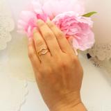0.20 Carat (ctw) 14K Yellow Gold Round Diamond Ladies Anniversary Wedding Band Enhancer Guard Double Ring 1/5 CT