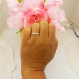 0.13 Carat (ctw) 10K Yellow Gold Round White Diamond Ladies Anniversary Wedding Band