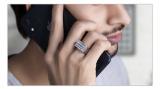 0.50 Carat (ctw) Sterling Silver Round White Diamond Men's Micro Pave Hip Hop Wedding Band 1/2 CT