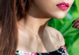 0.20 Carat (ctw) 10K Yellow Gold Round Cut Diamond Men's Hip Hop Micro Pave Religious Cross Pendant 1/5 CT (Silver Chain Included)