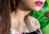 0.20 Carat (ctw) 14K Rose Gold Round Cut Diamond Men's Hip Hop Micro Pave Religious Cross Pendant 1/5 CT (Silver Chain Included)
