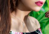 0.20 Carat (ctw) 14K White Gold Round Cut Diamond Men's Hip Hop Micro Pave Religious Cross Pendant 1/5 CT (Silver Chain Included)