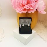 0.95 Carat (ctw) 10K White Gold Round Cut White Diamond Ladies Cluster Flower Stud Earrings