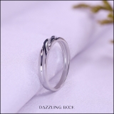 0.03 Carat (ctw) Sterling Silver Round Cut White Diamond Men's Anniversary Wedding Band