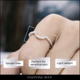 0.15 Carat (ctw) 18K White Gold Round Cut Diamond Ladies Anniversary Wedding Stackable Band Contour Guard Ring