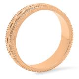 18K Rose Gold Ladies Anniversary Wedding Stackable Fashion Band Ring