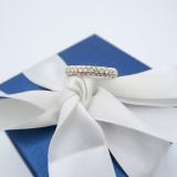0.43 Carat (ctw) 18K Yellow Gold Round White Diamond Ladies Anniversary Wedding Band Stackable Ring