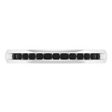 0.25 Carat (ctw) 18K White Gold Round Black Diamond Ladies Anniversary Wedding Stackable Ring Band 1/4 CT