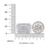 0.50 Carat (Ctw) 14K White Gold Round Cut White Diamond Men's Flashy Micro Pave Hip Hop Ring 1/2 CT