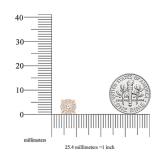 0.25 Carat (ctw) 10K Rose Gold  Round Cut White Diamond Ladies Cluster Stud Earrings 1/4 CT