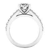 GIA CERTIFIED 2.00 Carat (ctw) 18K White Gold Round White Diamond Ladies Engagement Bridal Ring 2 CT