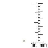 0.25 Carat (ctw) 18K Yellow Gold Princess Cut White Diamond Ladies Stud Earrings 1/4 CT