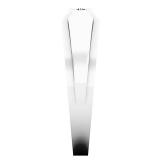 0.25 Carat (ctw) 10K White Gold Round White Diamond Mens Wedding Anniversary Band Ring 1/4 CT