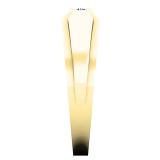 0.25 Carat (ctw) 10K Yellow Gold Round White Diamond Mens Wedding Anniversary Band Ring 1/4 CT