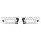 0.26 Carat (ctw) 10K White Gold Round White Diamond Removable Jackets For Stud Earrings 1/4 CT