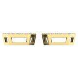 0.26 Carat (ctw) 14K Yellow Gold Round White Diamond Removable Jackets For Stud Earrings 1/4 CT