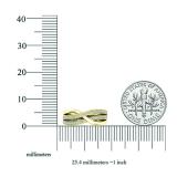 0.20 Carat (ctw) 10K Yellow Gold Round Diamond Ladies Swirl Cocktail Fashion Right Hand Ring 1/5 CT