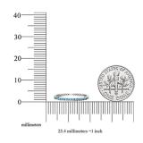 3.45 Carat (ctw) Sterling Silver Round Blue Topaz Ladies Tennis Bracelet