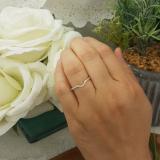 0.11 Carat (ctw) 10K White Gold Round White Diamond Ladies Anniversary Wedding Band Guard Ring