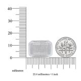 0.45 Carat (ctw) 18K White Gold Round White Diamond Men's Hip Hop Micro Pave Wedding Band 1/2 CT