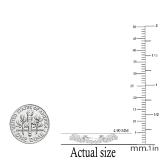0.30 Carat (ctw) Round Diamond Ladies Wedding Stackable Contour Guard Band 1/3 CT 14K White Gold