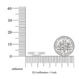0.15 Carat (ctw) 10K White Gold Round Diamond Ladies Stackable Wedding Contour Band Guard Ring