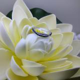 0.30 Carat (ctw) 10K White Gold Round Blue Sapphire & White Diamond Ladies Wedding Band Ring 1/3 CT