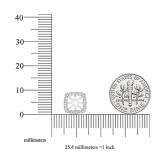 0.30 Carat (ctw) 10K White Gold Round Diamond Removable Jackets For Stud Earrings 1/3 CT