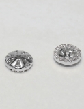 Round White Diamond Halo Removable Earring Jackets for Women in 10K White Gold (0.18 ctw, Color I-J, Clarity I2-I3)