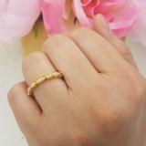 0.30 Carat (ctw) 10K Yellow Gold Round White Diamond Ladies Vintage Wedding Stackable Band 1/3 CT