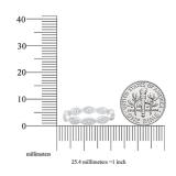 0.30 Carat (ctw) 10K White Gold Round White Diamond Ladies Vintage Stackable Wedding Band 1/3 CT